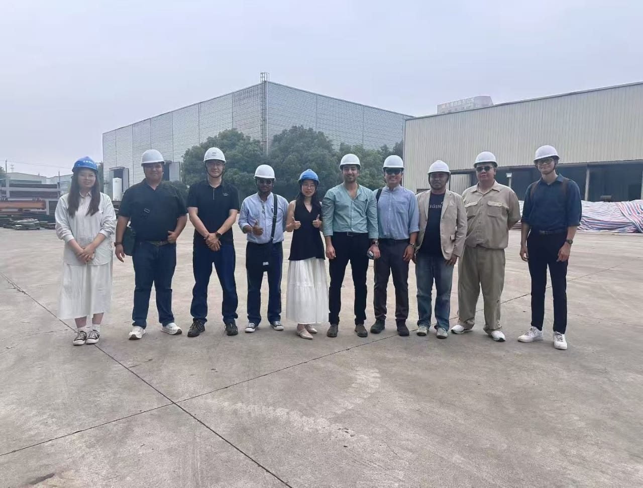 Novalink site visit with international partners